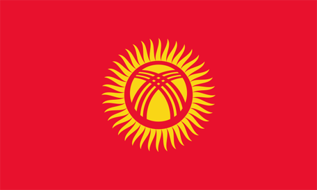 Kirgizistans flagga