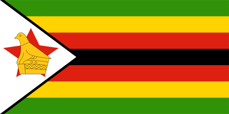 Zimbabwes flagga
